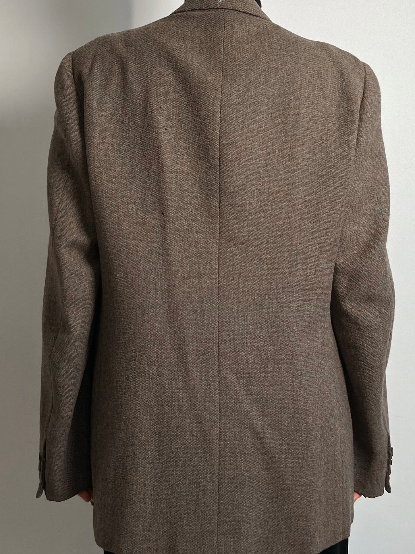 Pure virgine wool taupe blazer