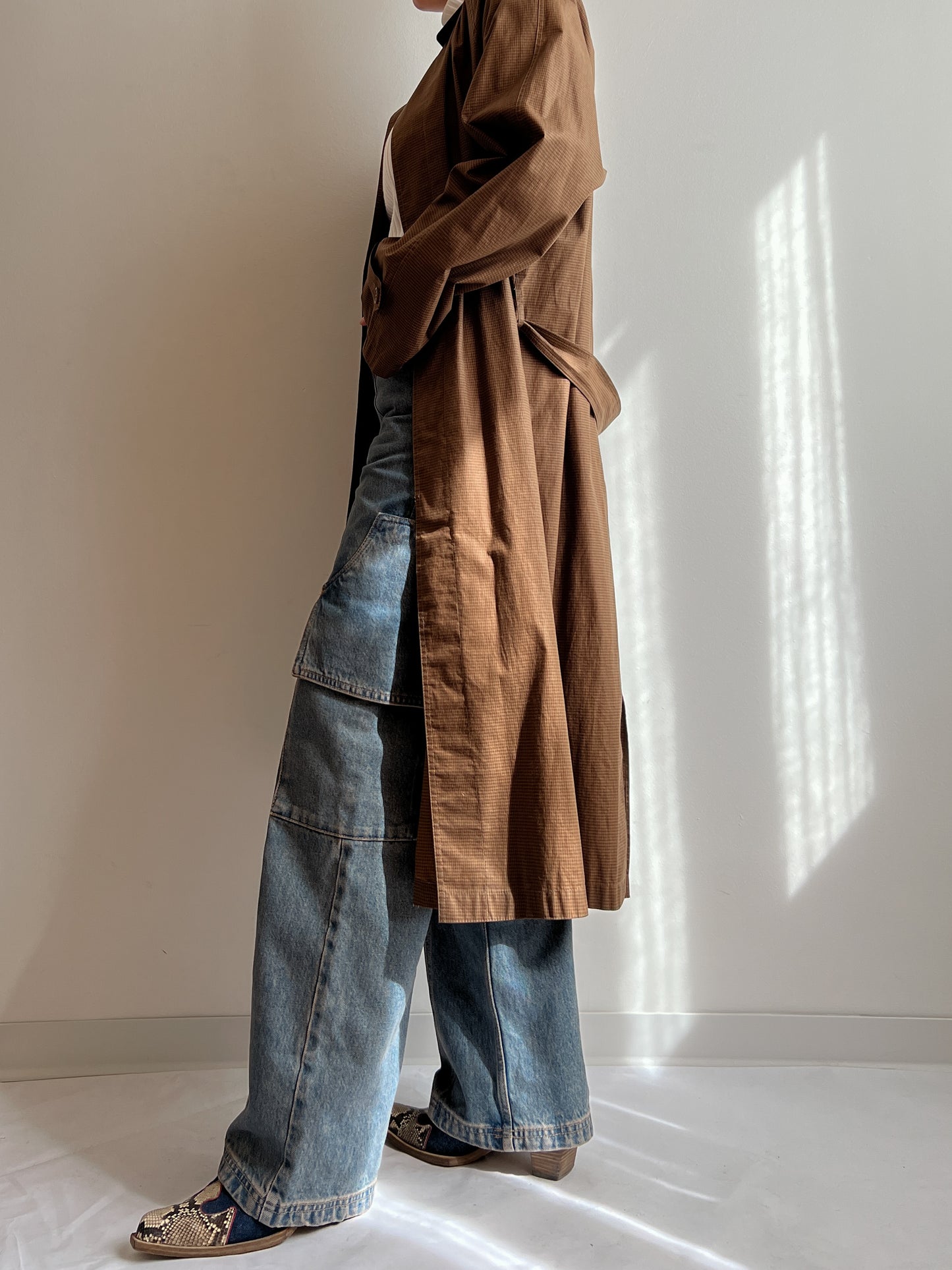 Herno pure cotton brown trench