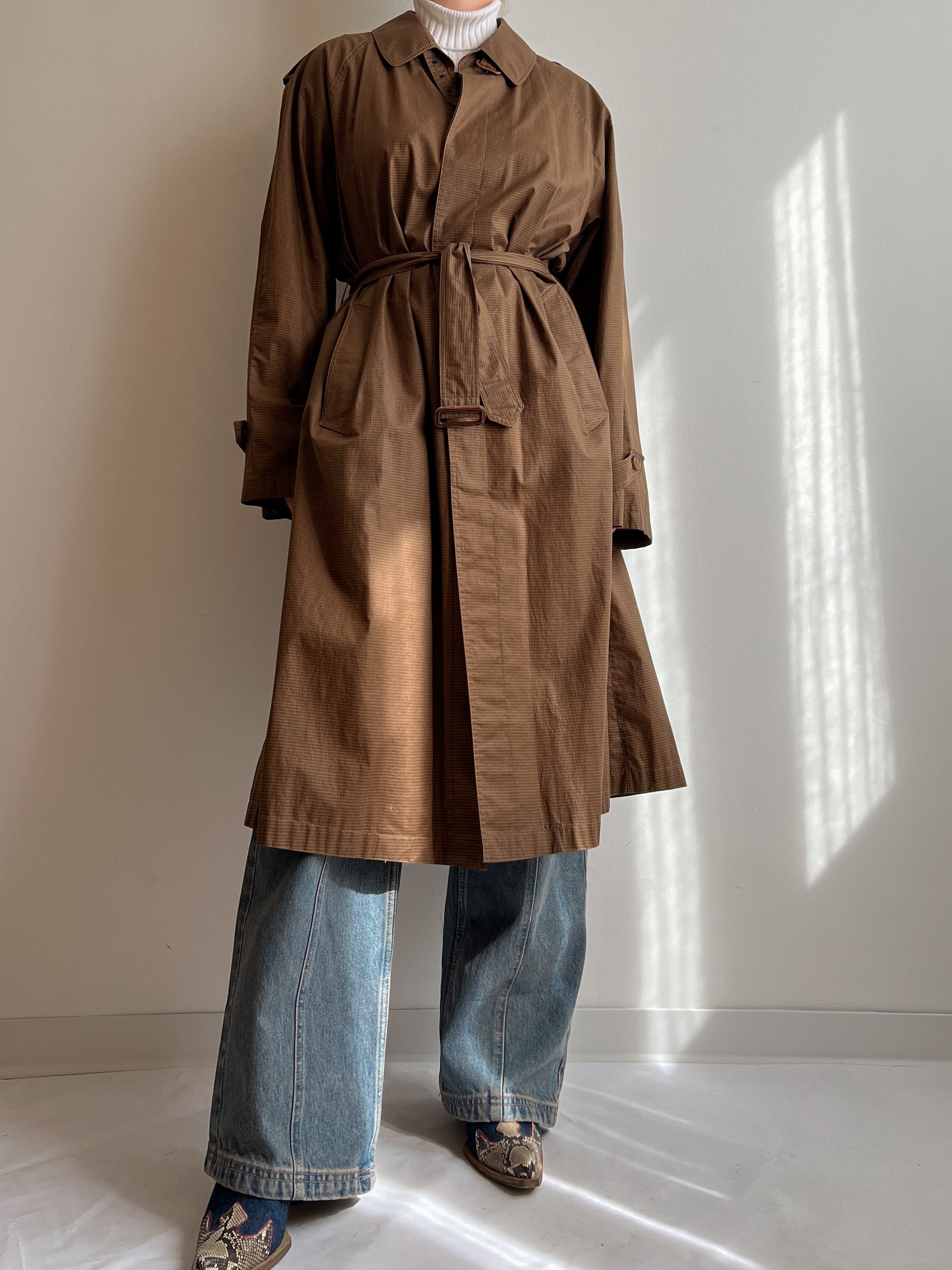 Herno pure cotton brown trench