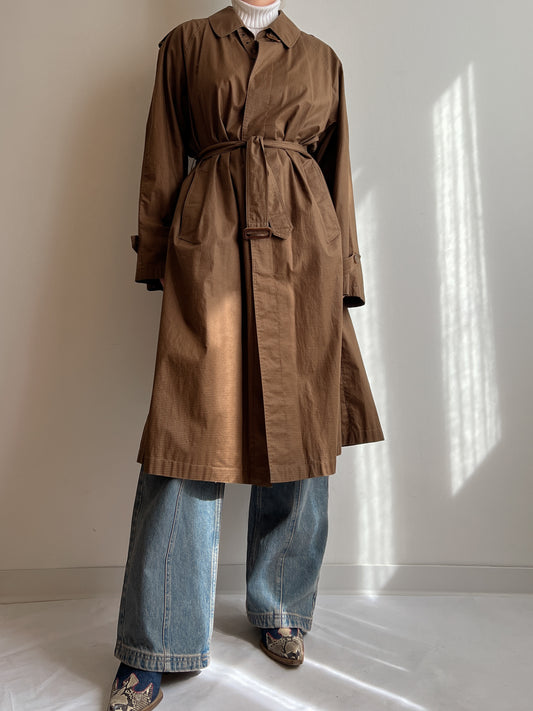 Herno pure cotton brown trench