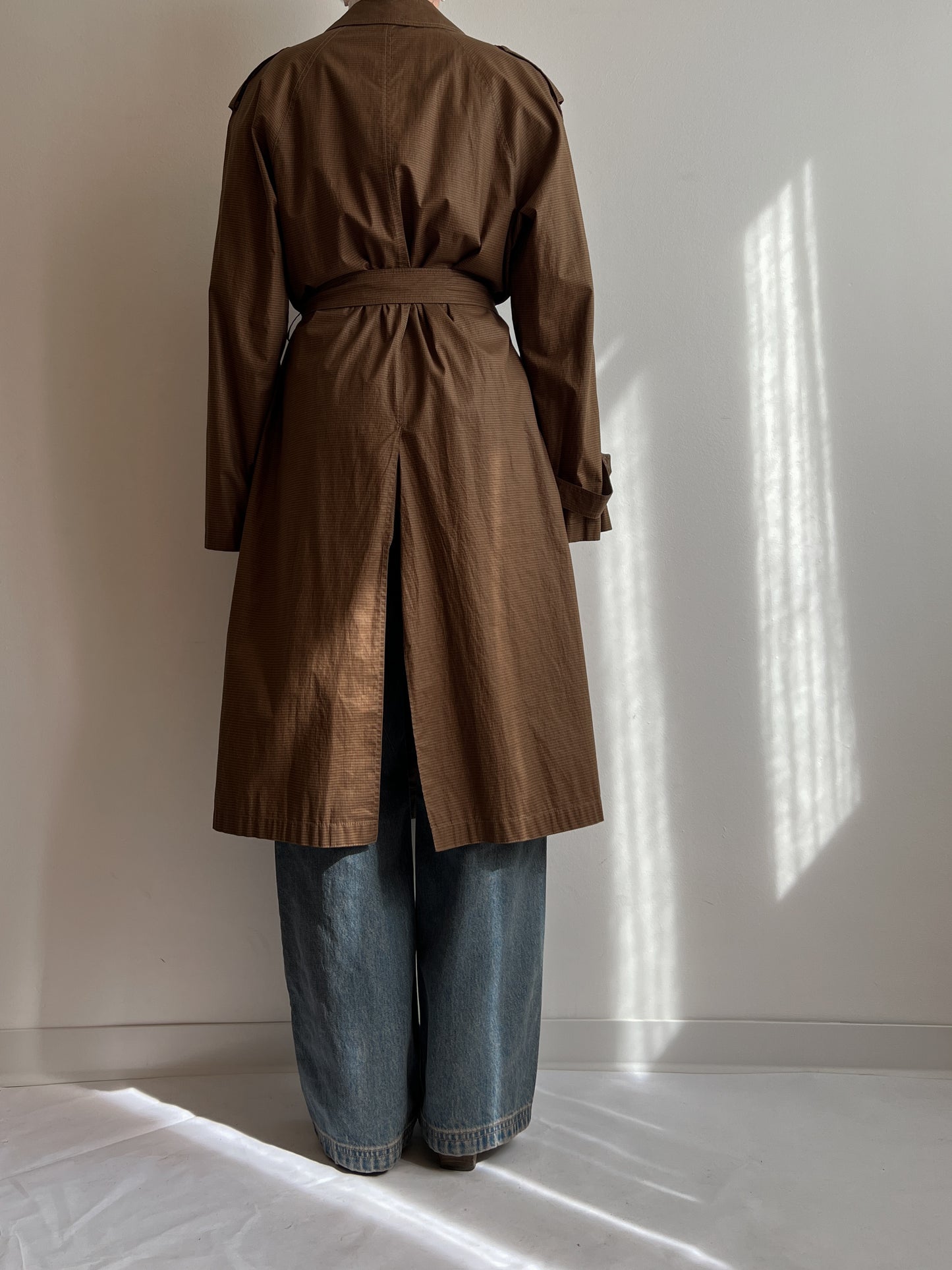 Herno pure cotton brown trench