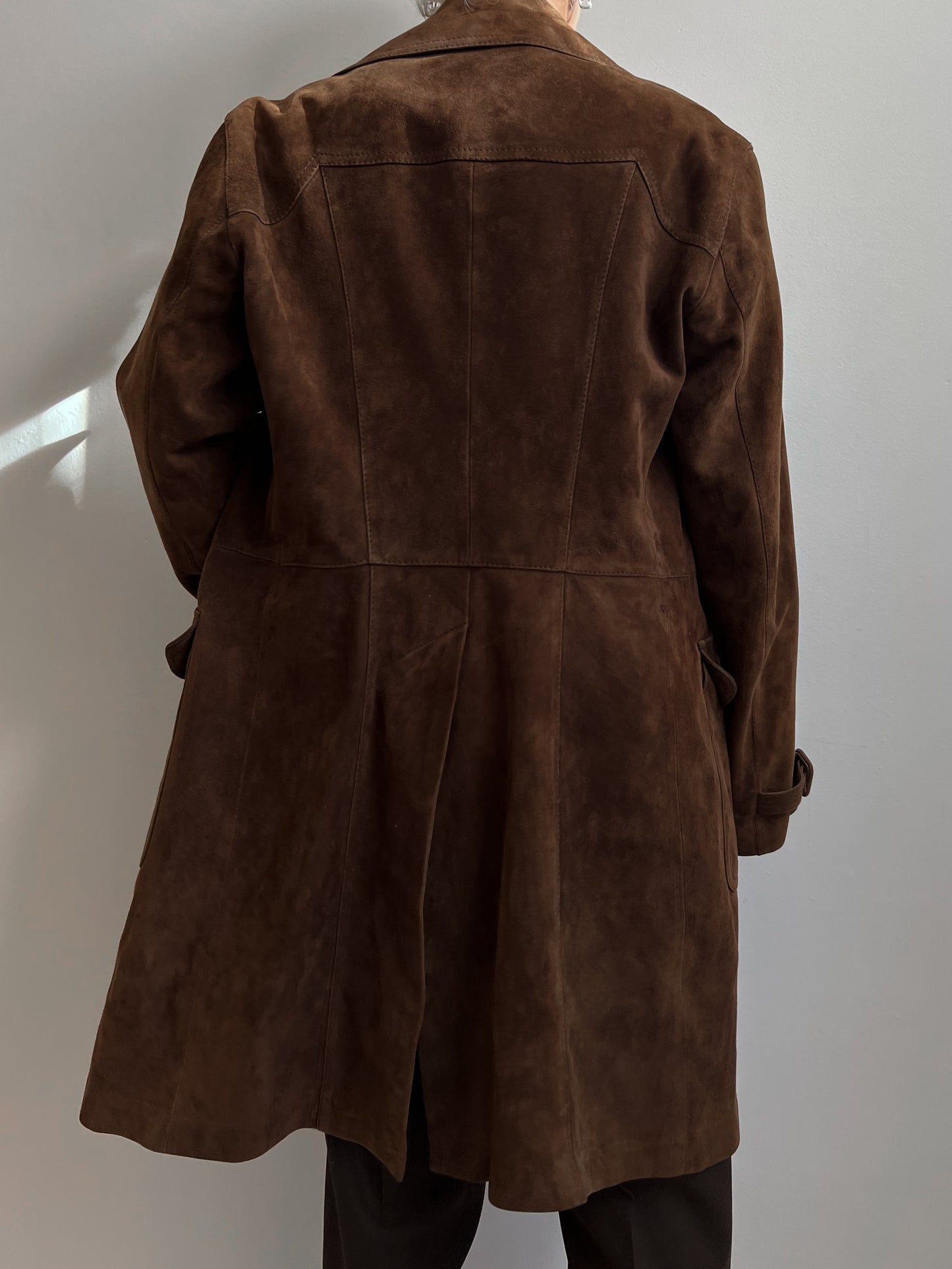 Vintage real suede cognac jacket