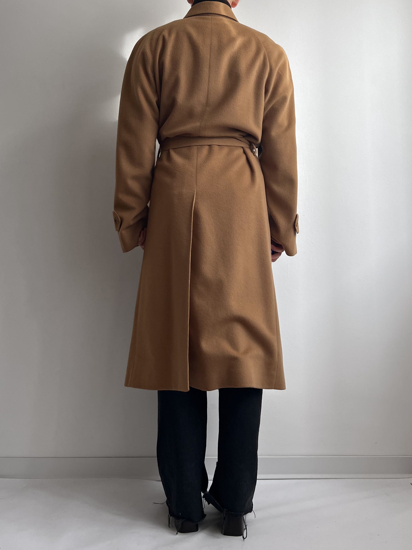 Vintage Loro Piana pure cashmere camel coat