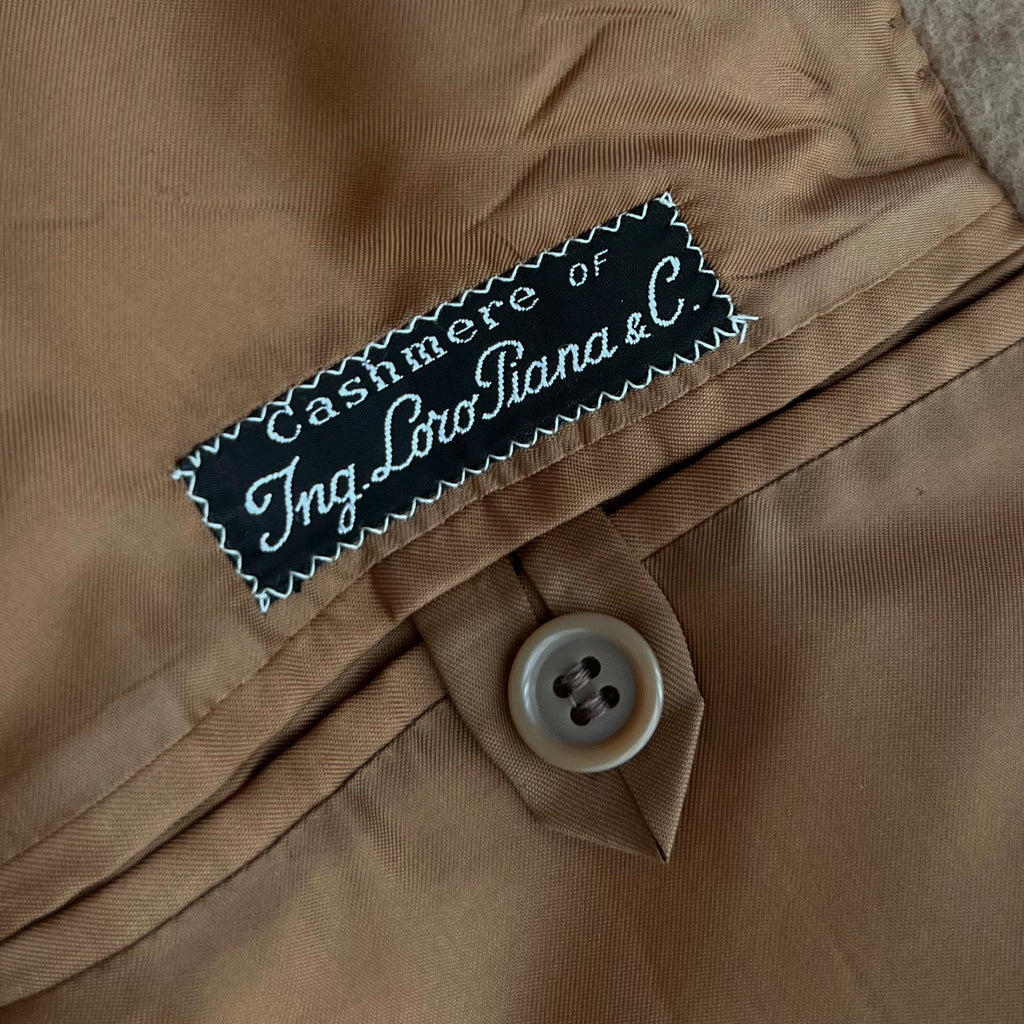 Vintage Loro Piana pure cashmere camel coat
