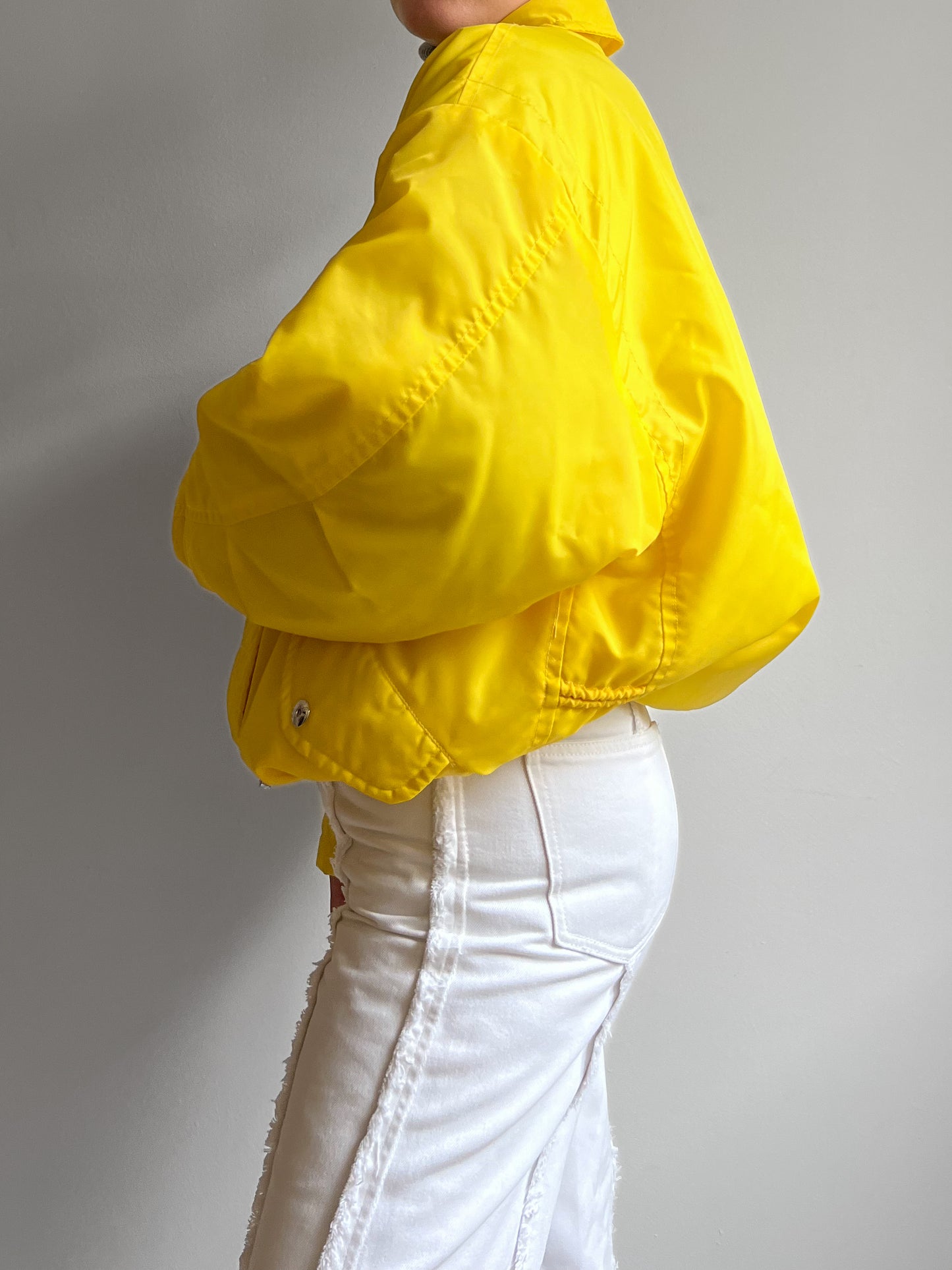 Vintage yellow puffer jacket