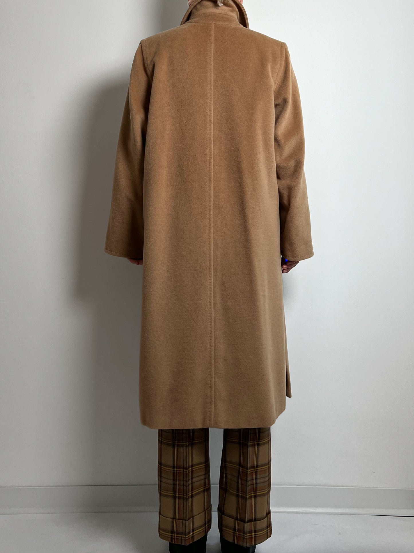 Marina Rinaldi wool and cashmere camel coat