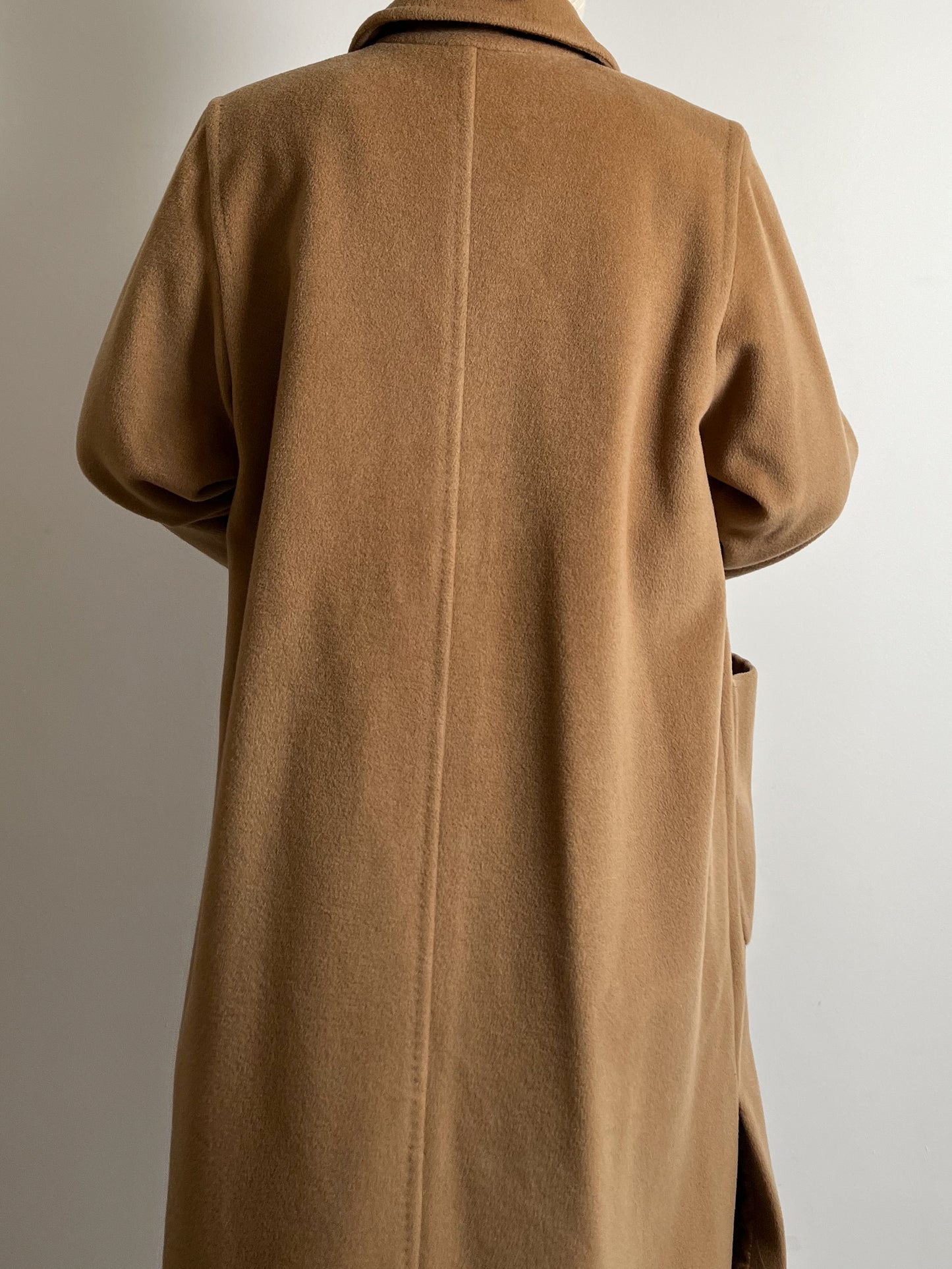 Marina Rinaldi wool and cashmere camel coat