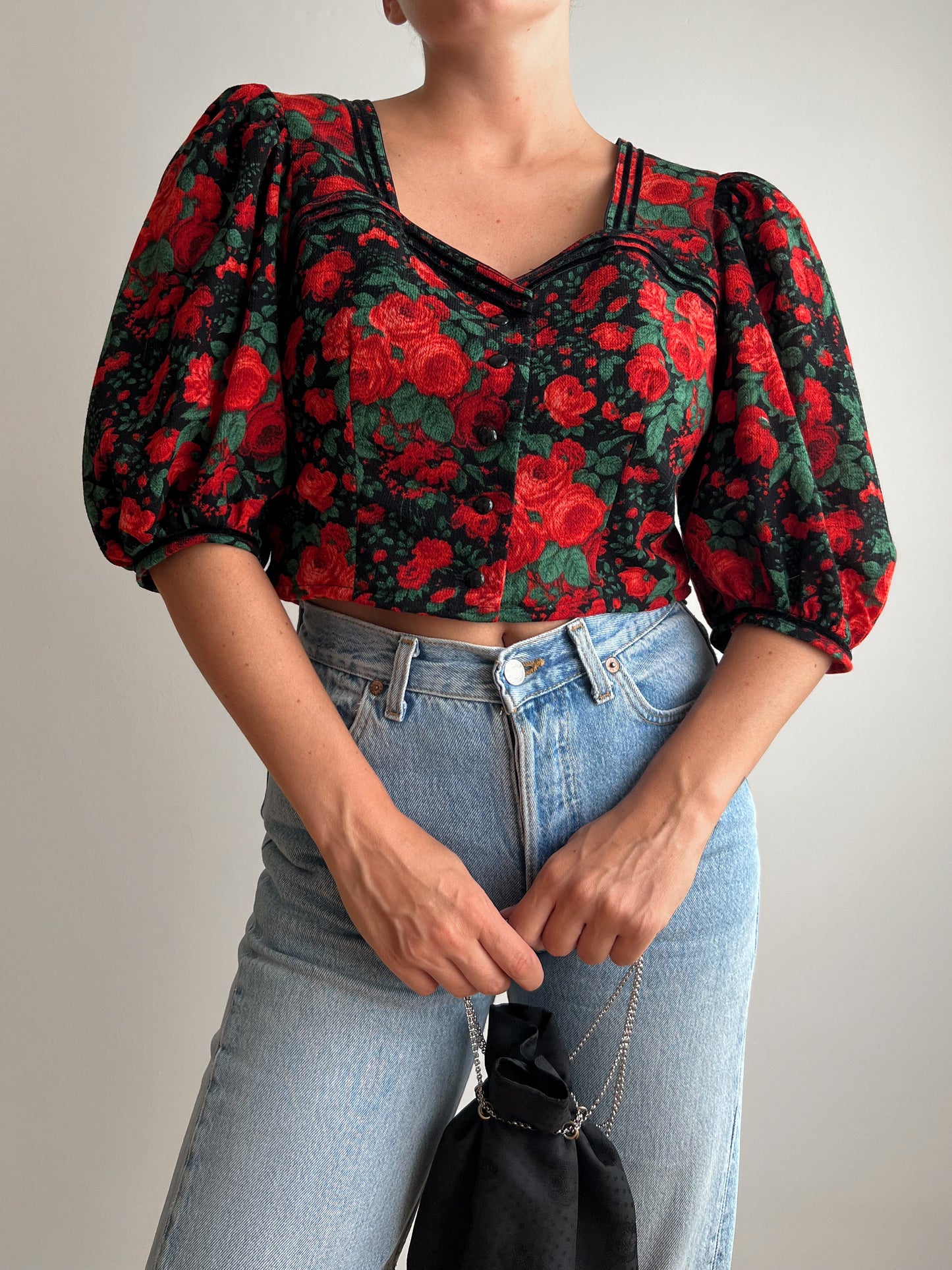 Blusa floreale austriaca