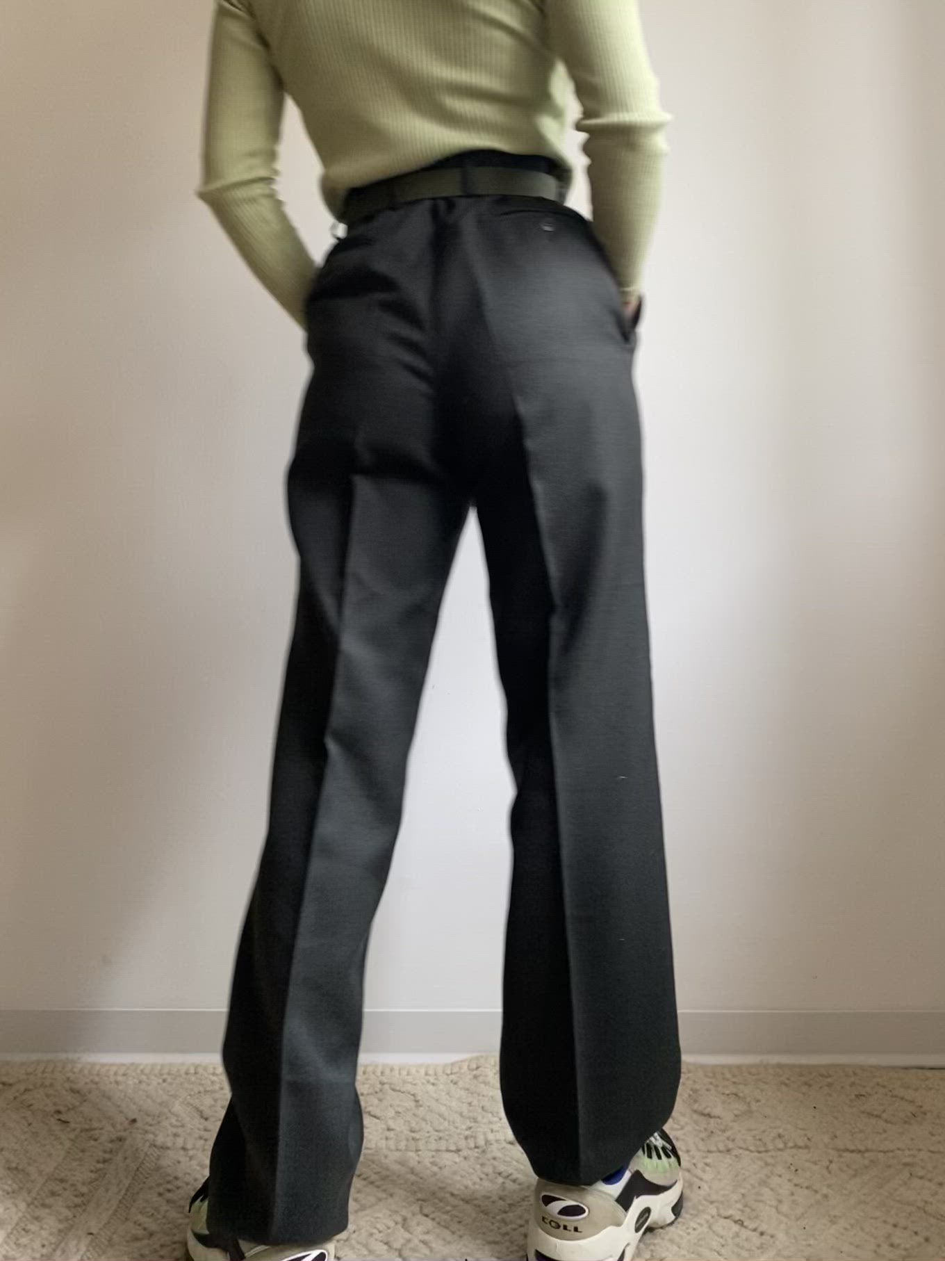 Pantaloni sartoriali verdi