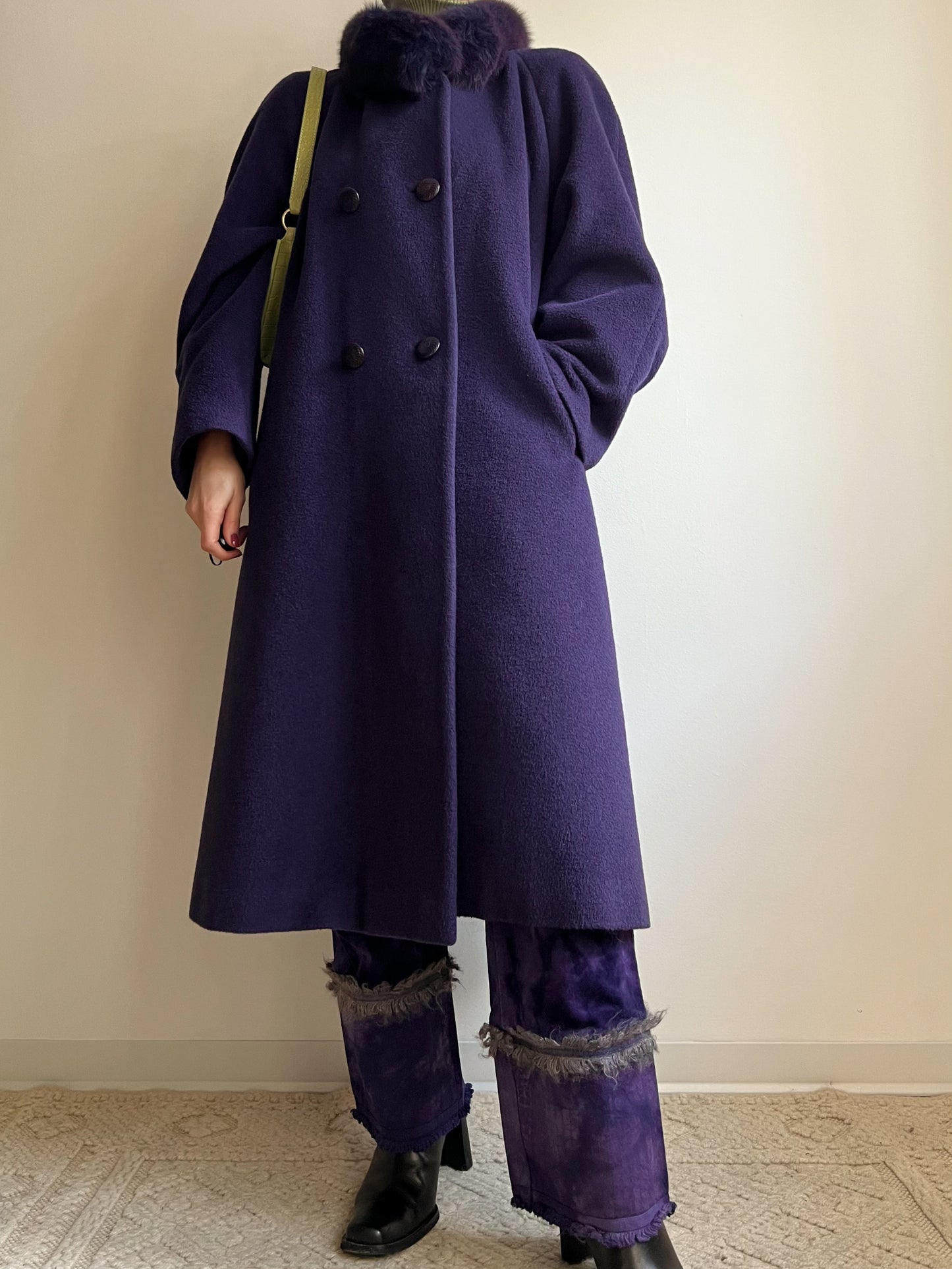 Cappotto Piacenza viola