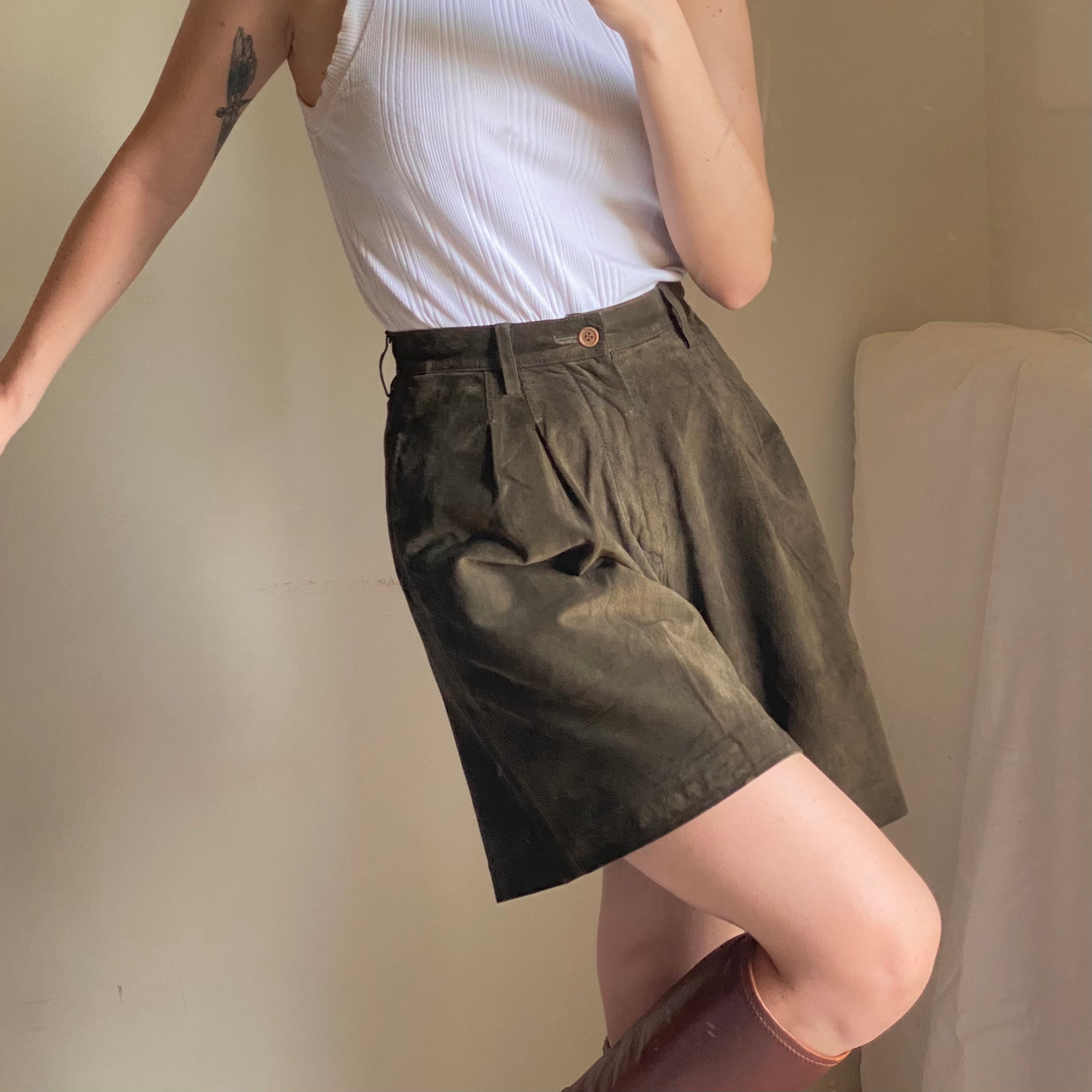 Bermuda in vera pelle