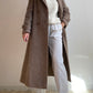 Cappotto in pura lana color tortora