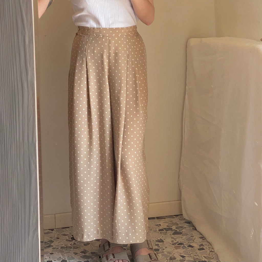 Pantaloni sartoriali in seta