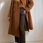 Cappotto doppiopetto cammello
