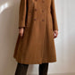 Cappotto doppiopetto cammello