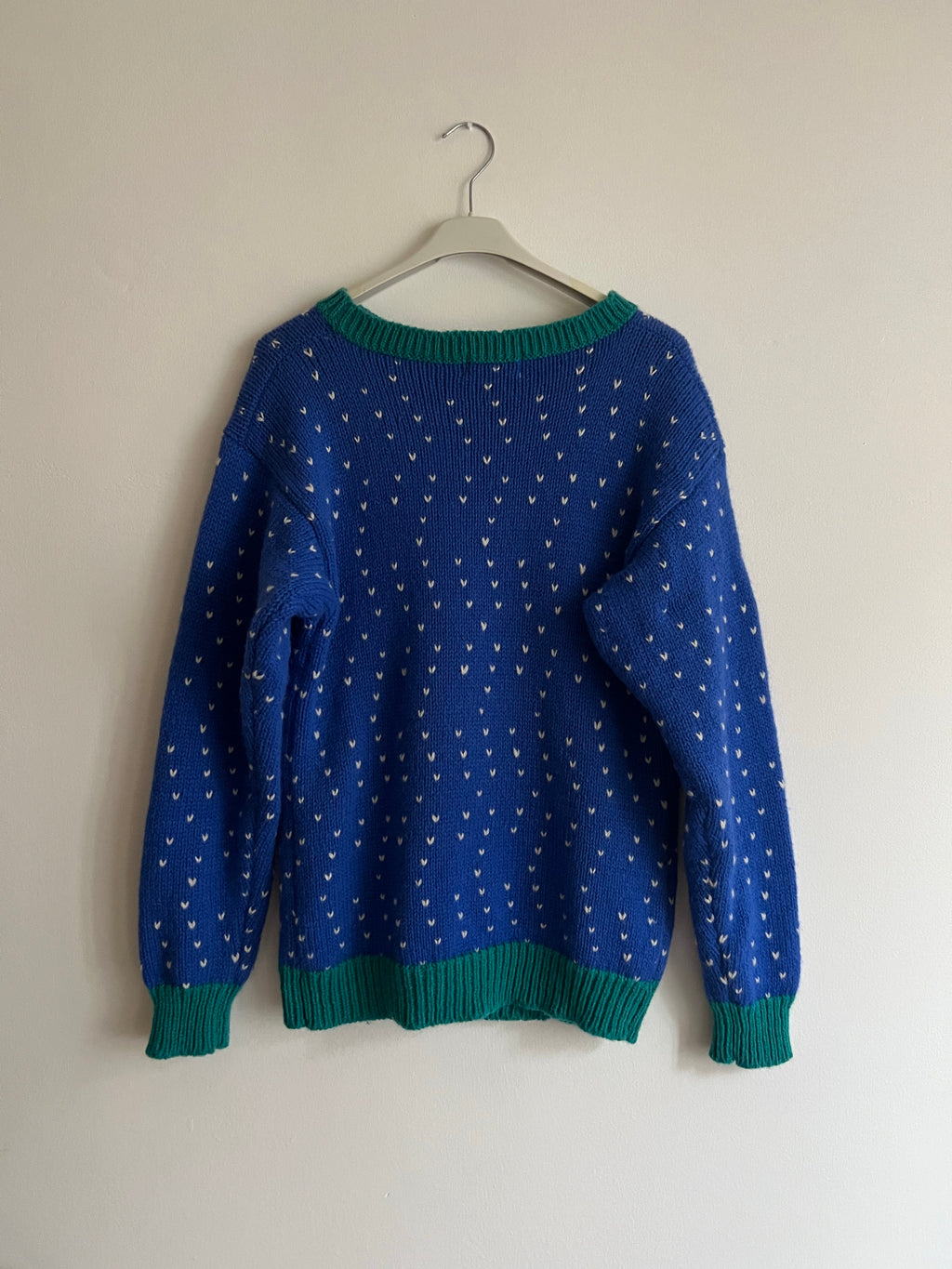 Maglione natalizio in lana shetland