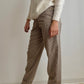 Pantaloni a quadretti vintage