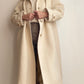 Cappotto in pura lana panna