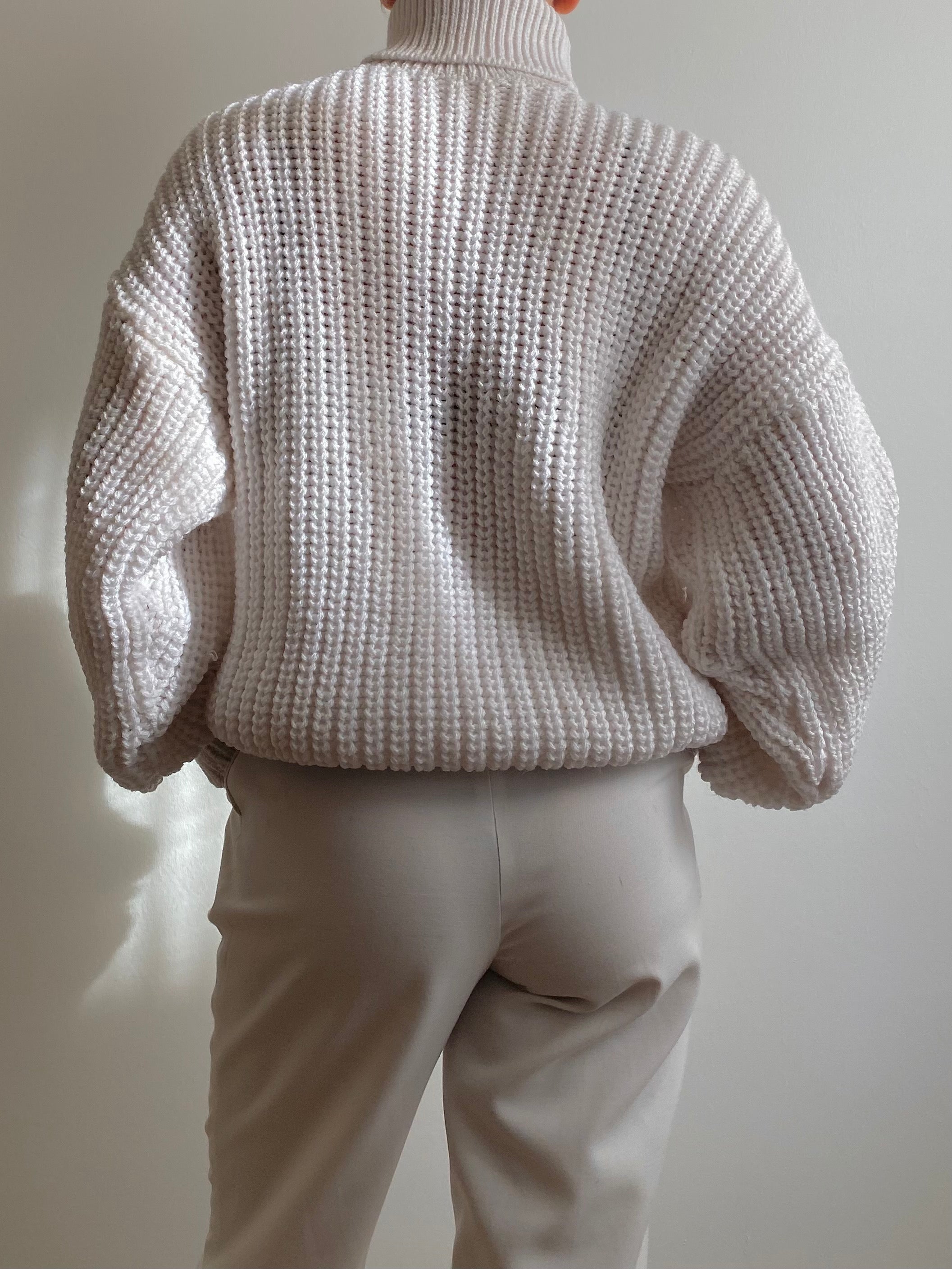 Maxi dolcevita bianco