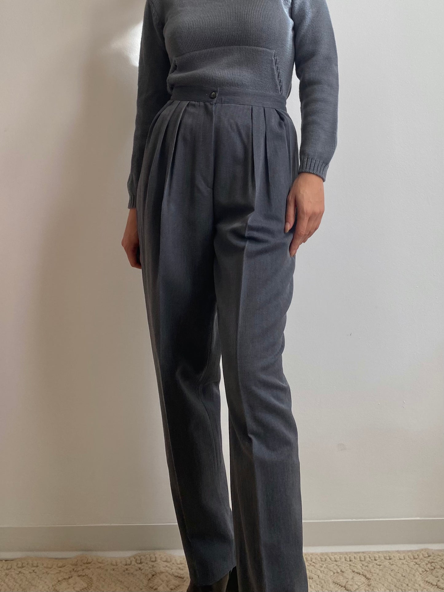 Pantaloni sartoriali grigi