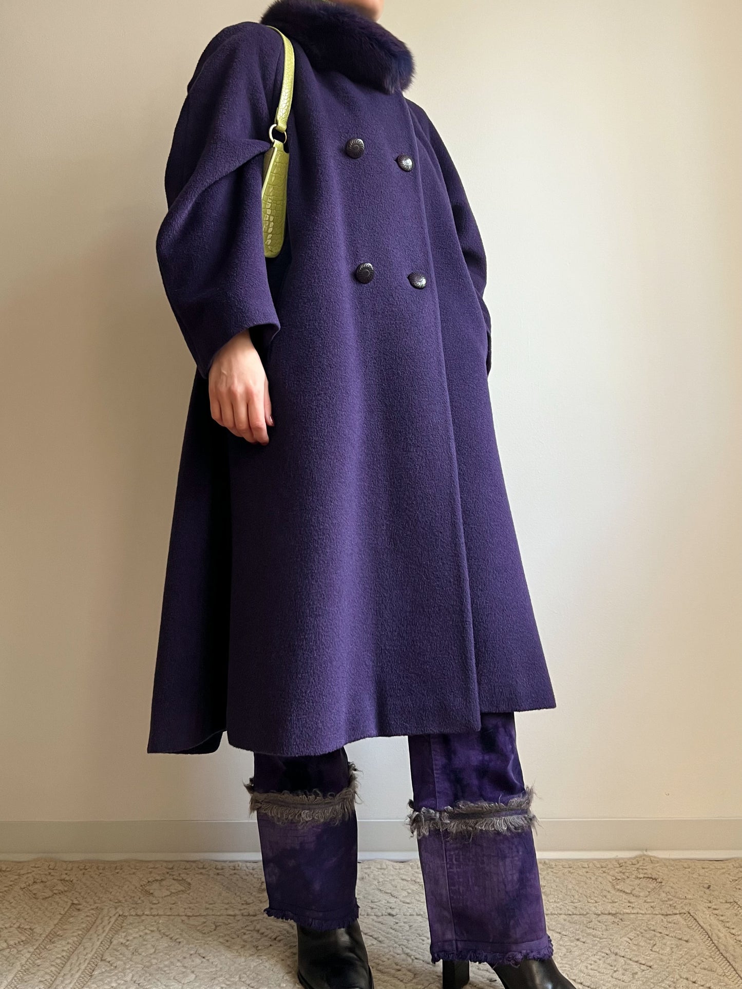 Cappotto Piacenza viola