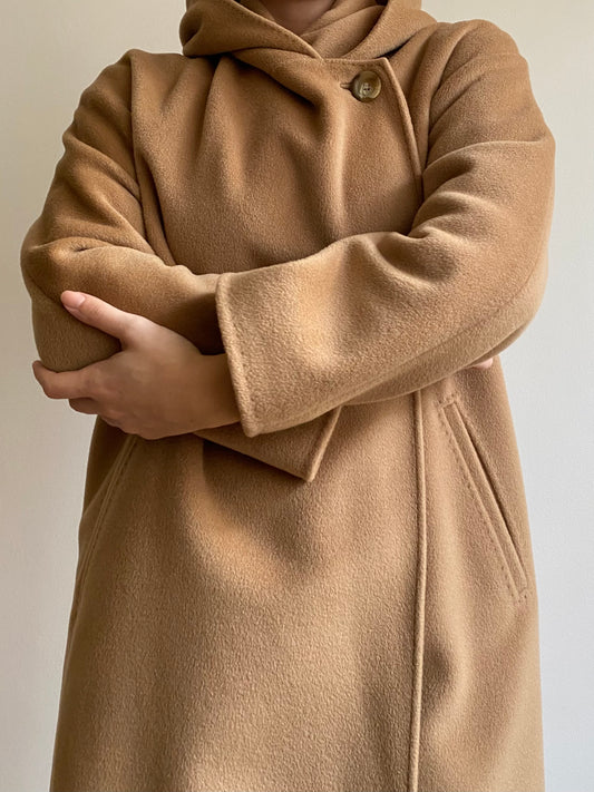 Cappotto Max Mara con cappuccio