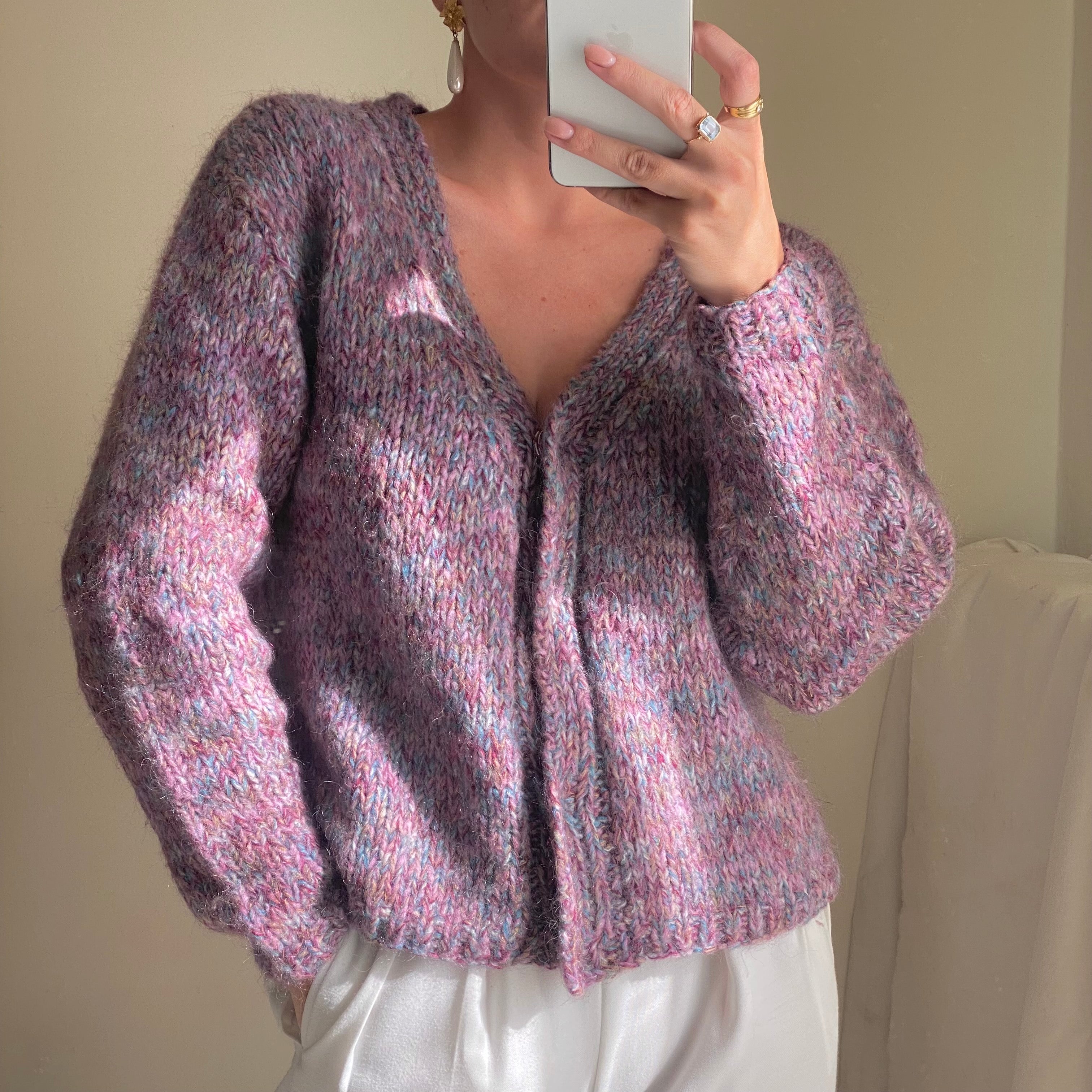 Cardigan realizzato a mano