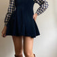 Mini dress in velluto