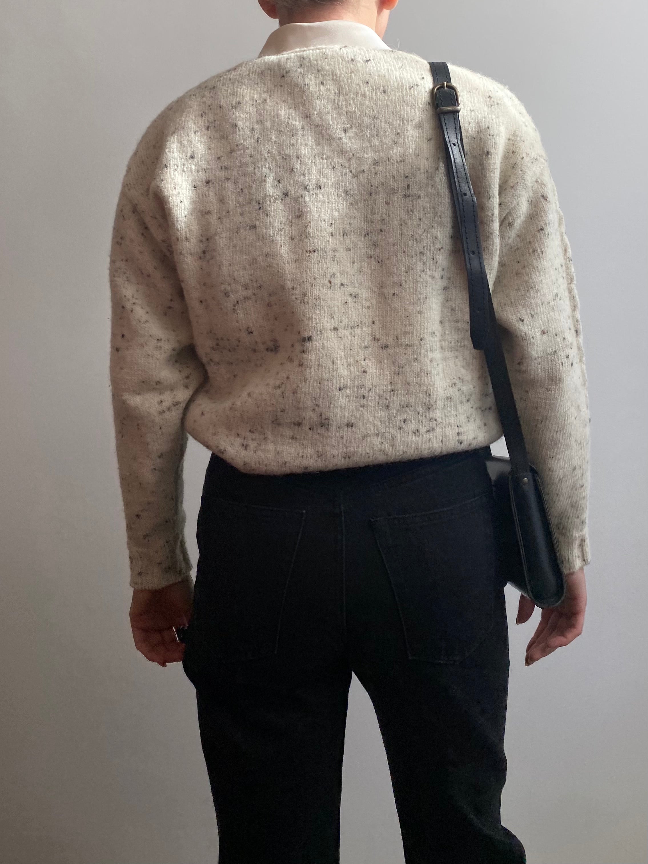 Maglione in pura lana mélange