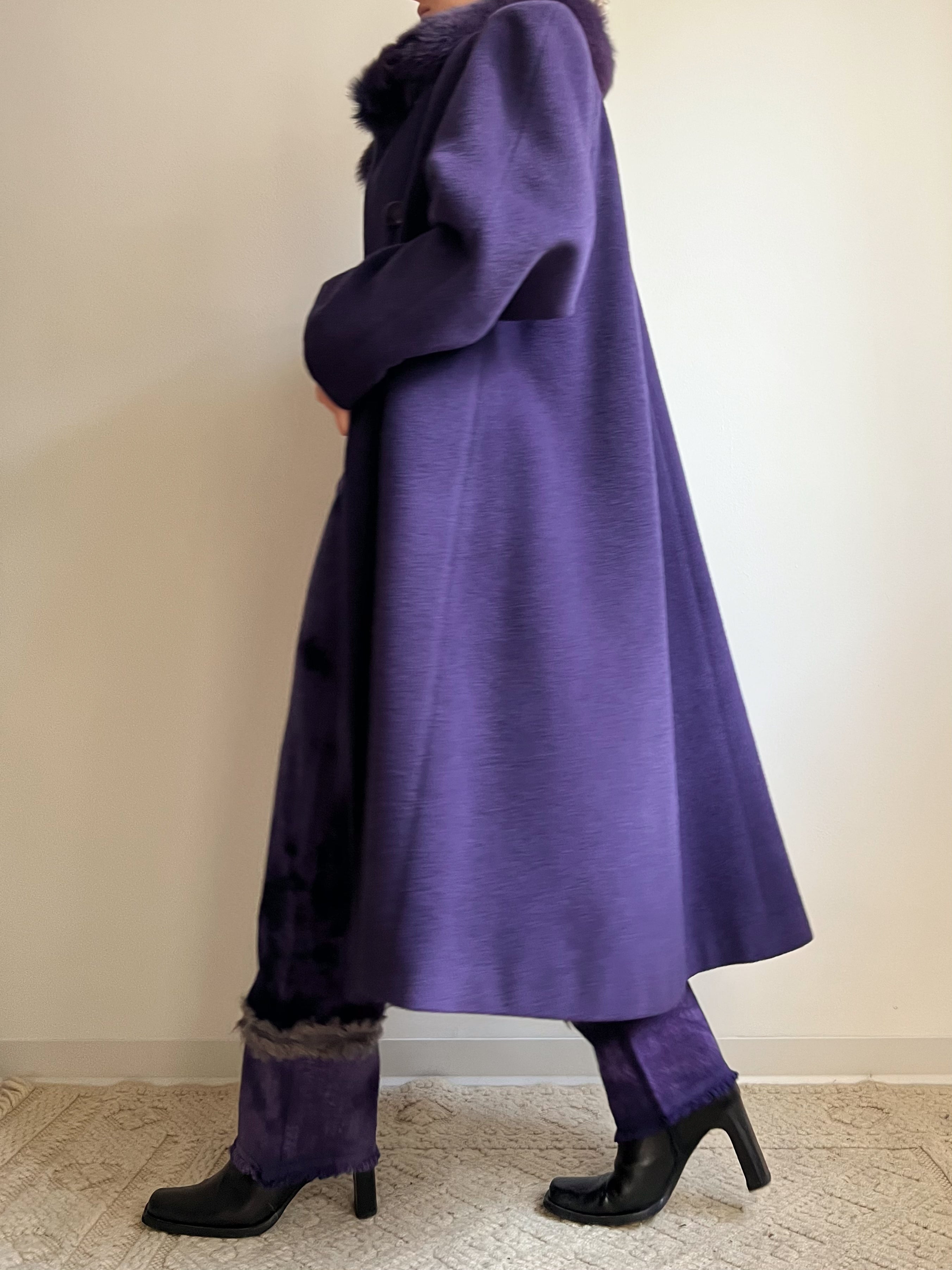 Cappotto Piacenza viola