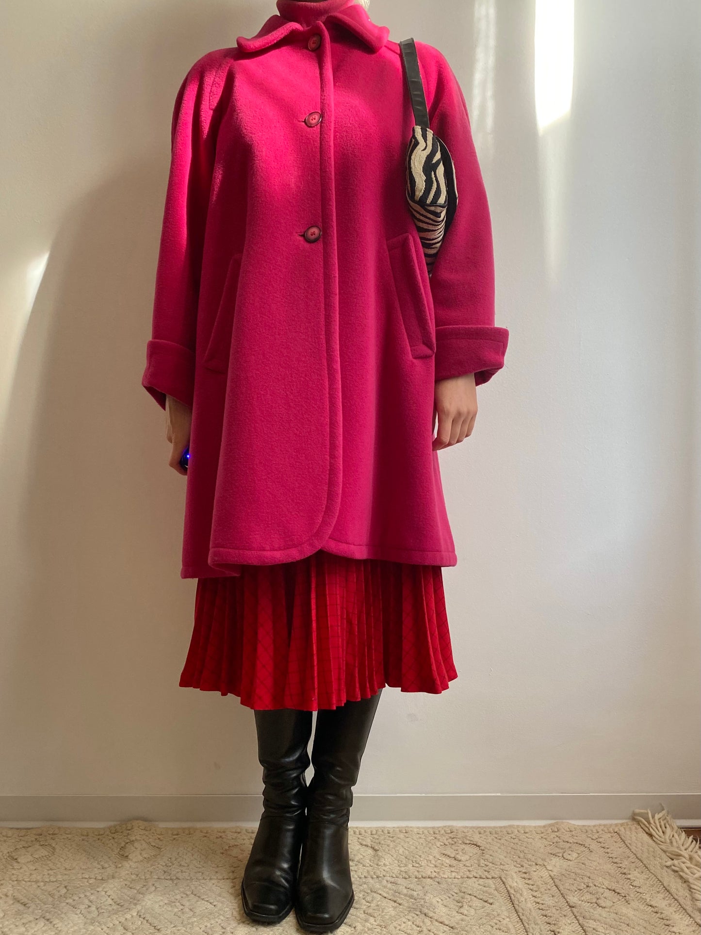 Cappotto fucsia