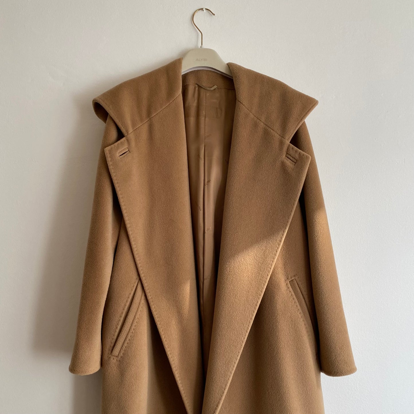 Cappotto Max Mara con cappuccio