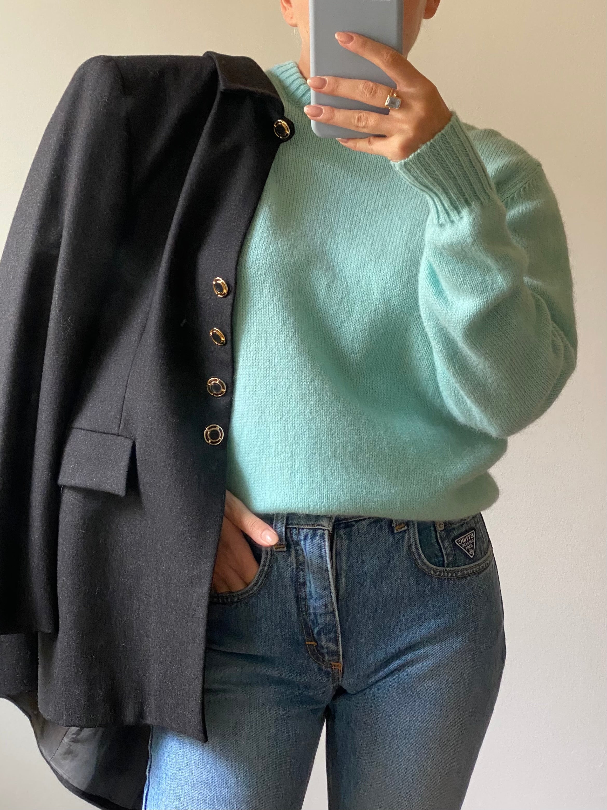 Maglione in lana Shetland