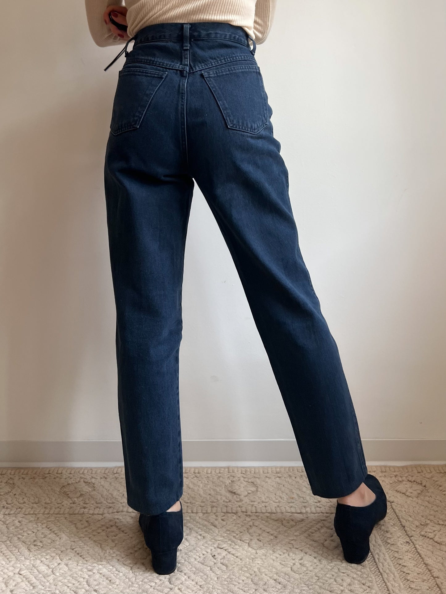 Jeans con orsetti dorati