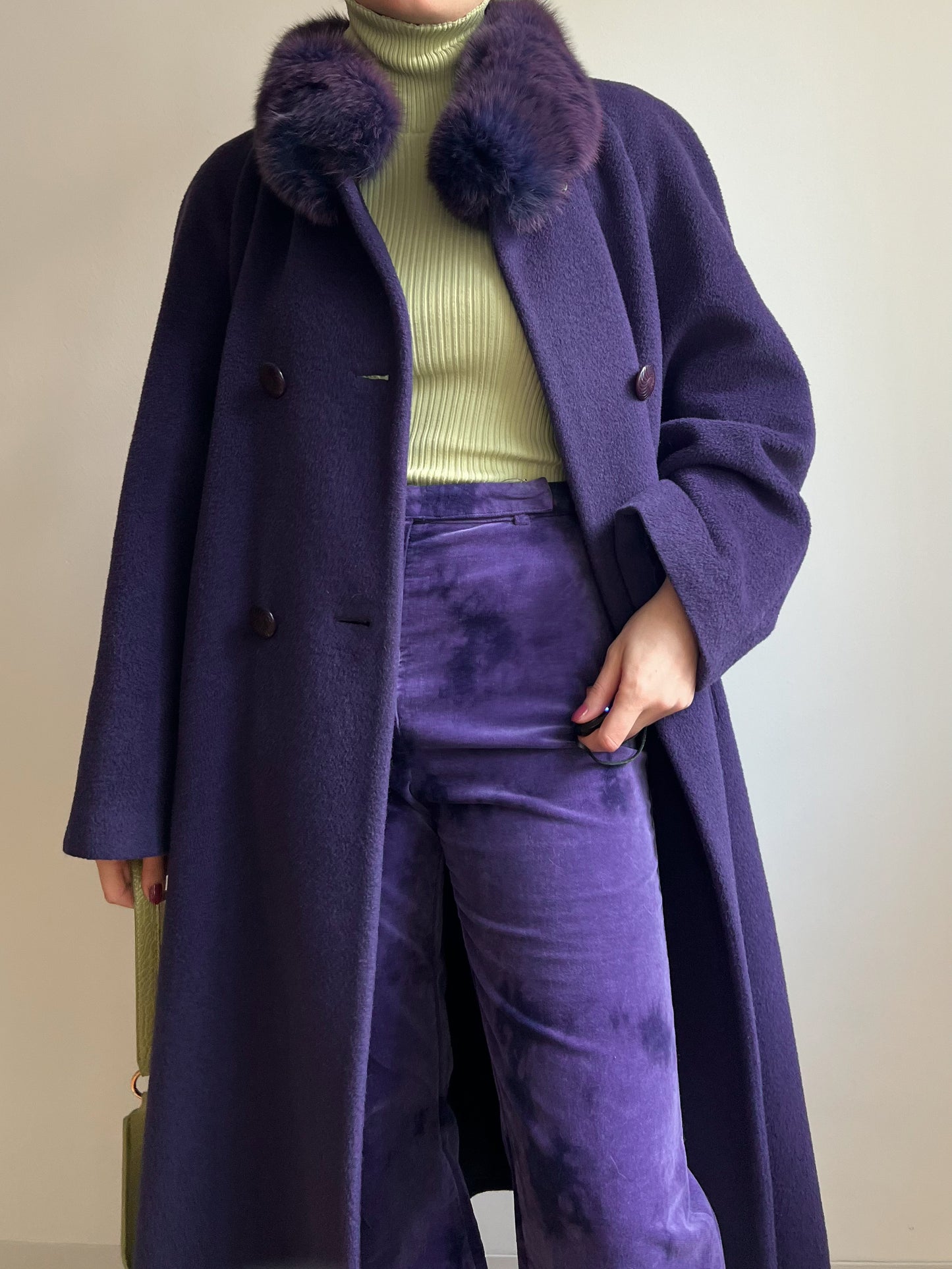 Cappotto Piacenza viola