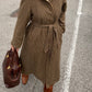 Trench reversibile in lana