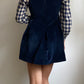 Mini dress in velluto