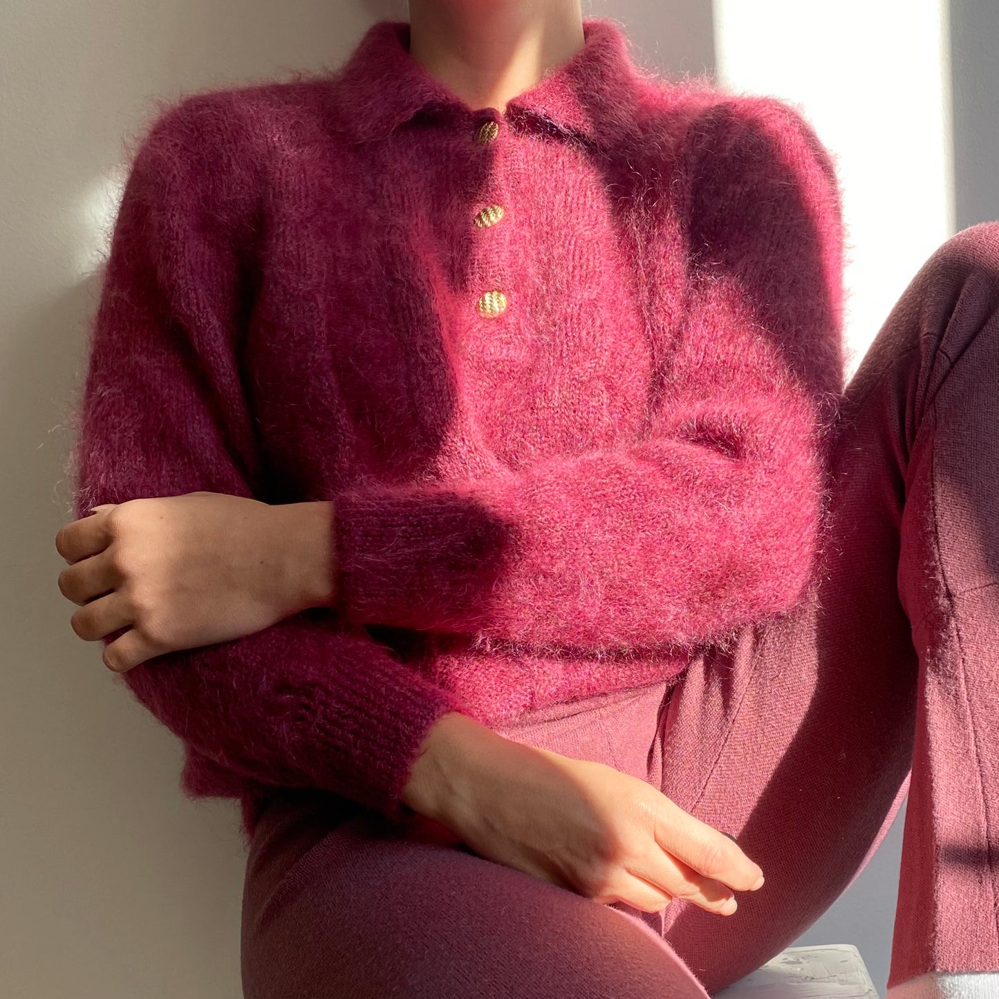 Maglione in kid mohair