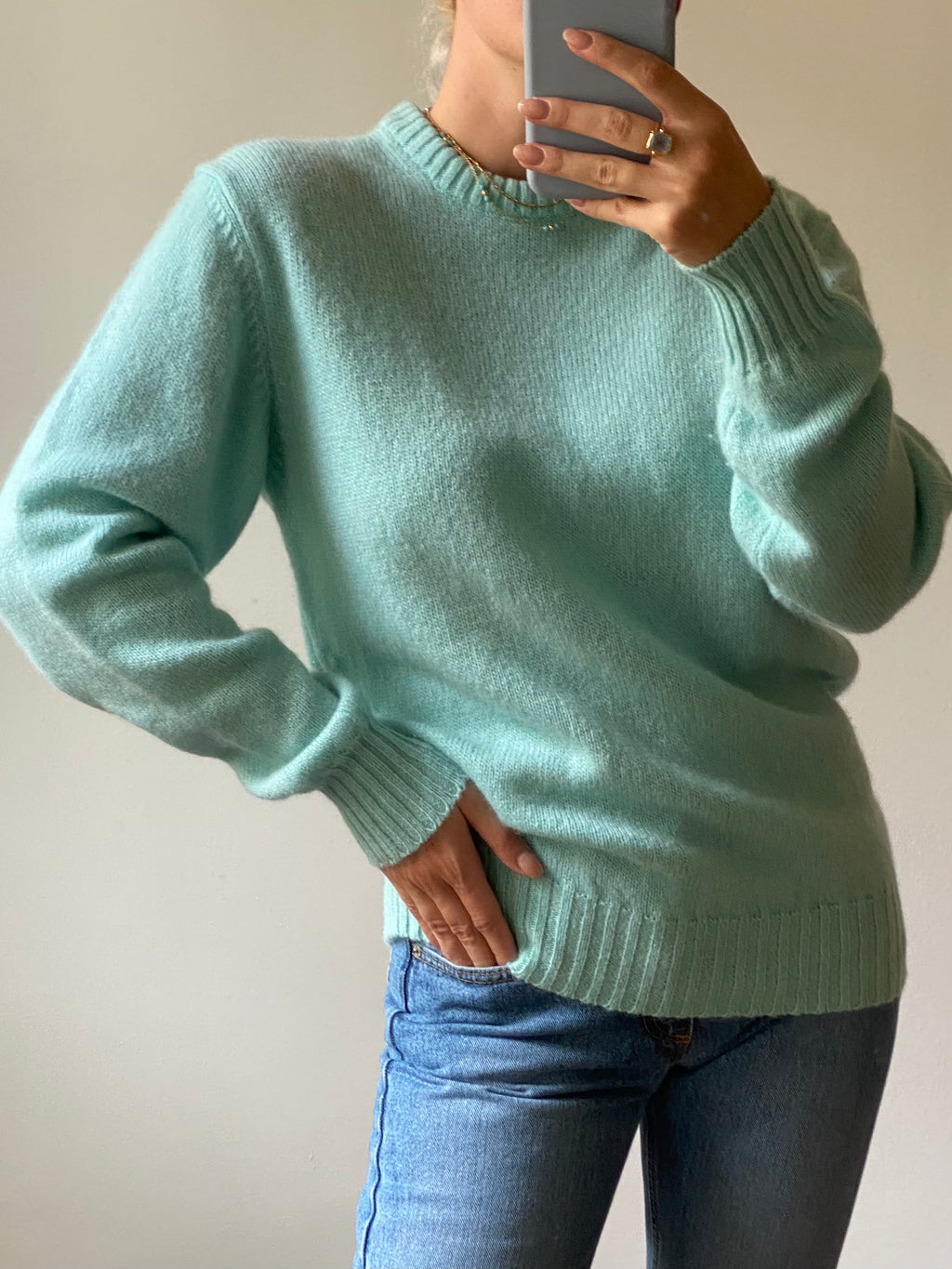 Maglione in lana Shetland