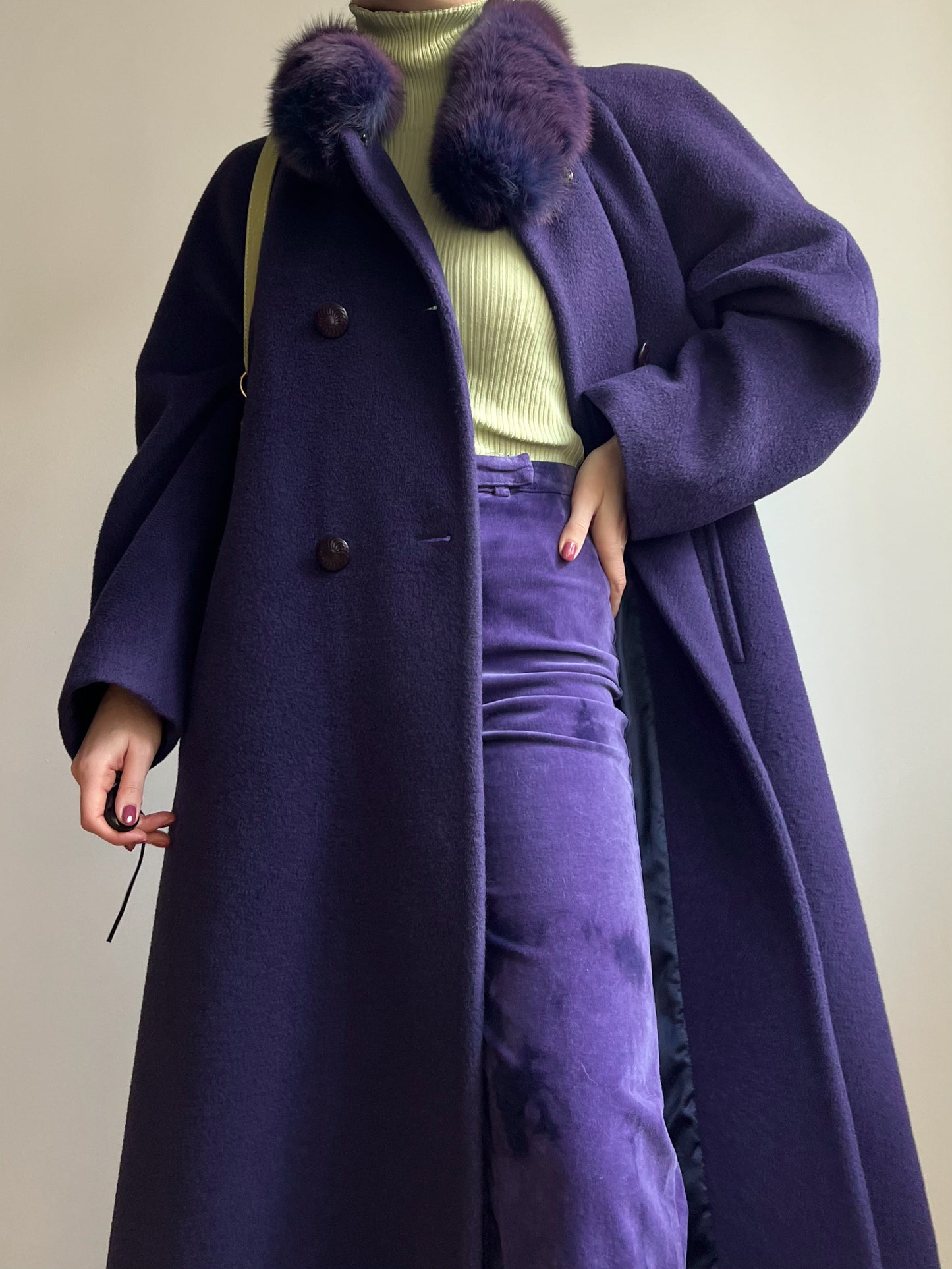 Cappotto Piacenza viola