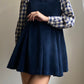 Mini dress in velluto