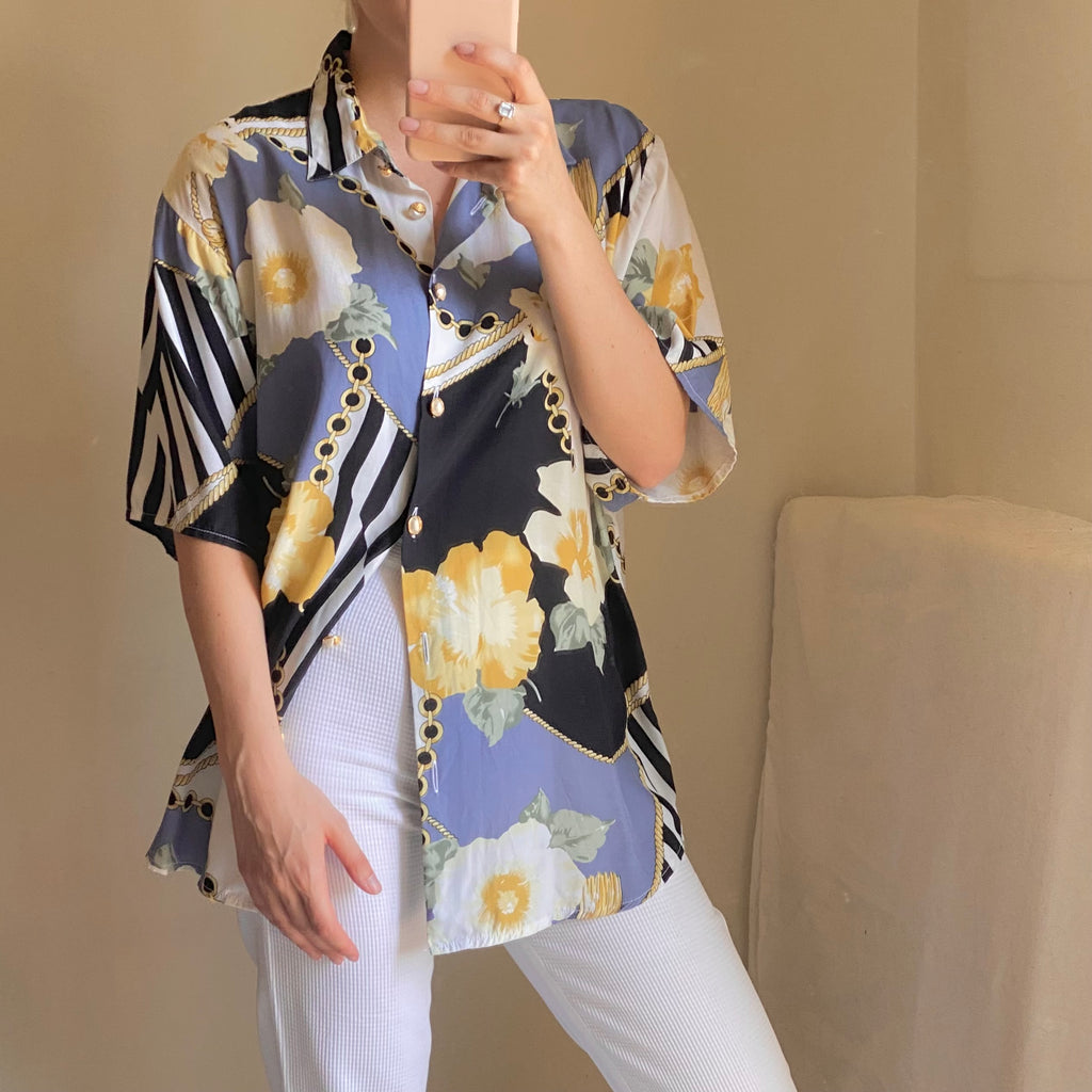 Camicia in viscosa vintage