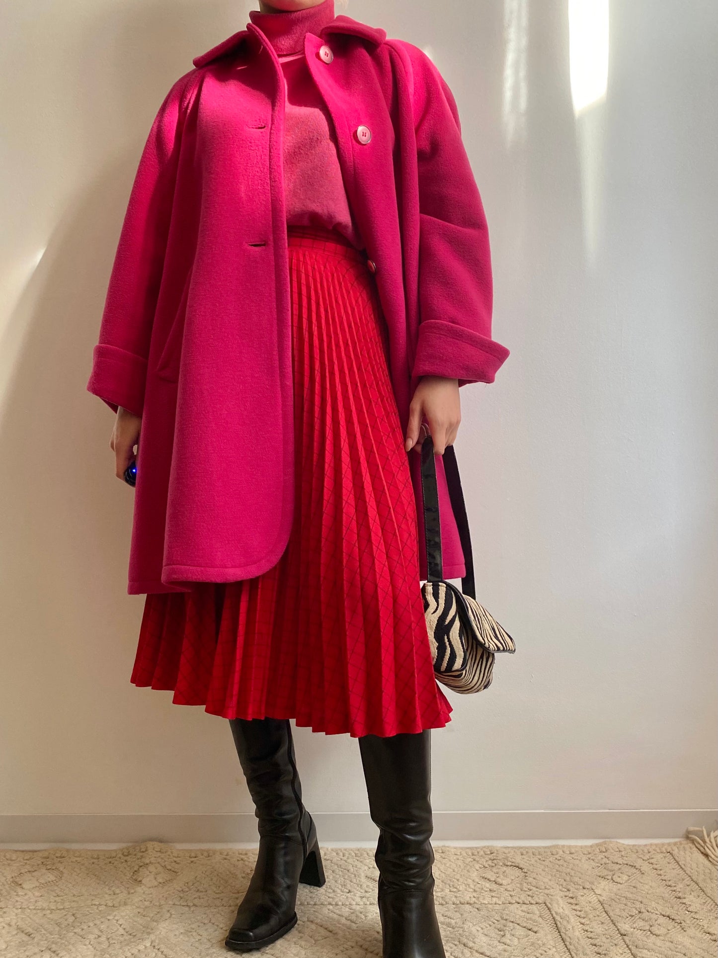 Cappotto fucsia