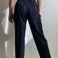 Pantaloni in pura lana vergine blu