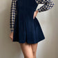 Mini dress in velluto