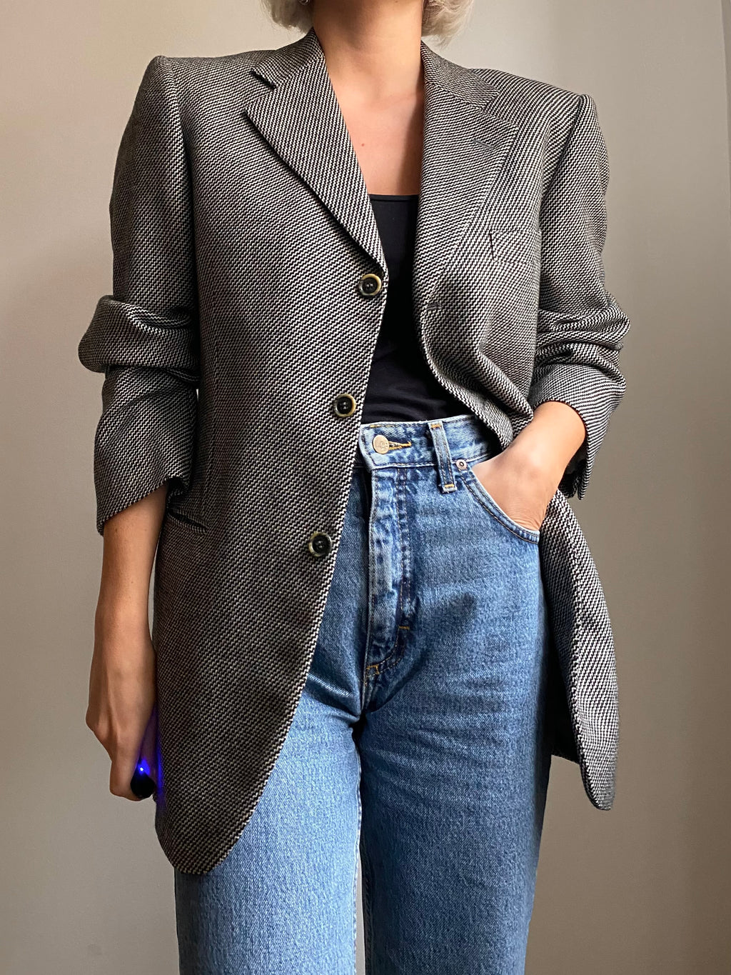 Blazer in pura lana