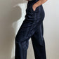 Pantaloni in pura lana vergine blu